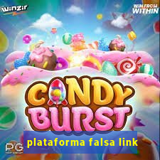 plataforma falsa link